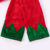 Christmas Elf Costume Set Adult Elf Costume Suit Elf Hat Santa Dress Stocking Belt Xmas