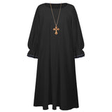 Clergy Dress Gothic Religious Clothing for Baptismal Ritual Church Men Women Medieval Times Cosplay
