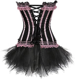 Corset Dress Bustier Corset Top and Steampunk Skirt Burlesque for Women Halloween Costume
