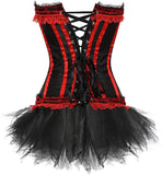 Corset Dress Bustier Corset Top and Steampunk Skirt Burlesque for Women Halloween Costume