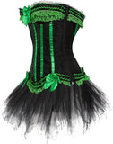 Corset Dress Bustier Corset Top and Steampunk Skirt Burlesque for Women Halloween Costume