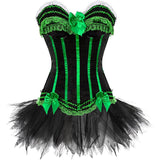 Corset Dress Bustier Corset Top and Steampunk Skirt Burlesque for Women Halloween Costume