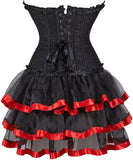 Corset Dresses Overbust Corset Skirt Set Moulin Rouge Showgirl Saloon Girl Costume Clubwear