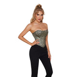 Corset for Women Steampunk Gothic Lace Up Bustiers Steel Boned Corsets Bodice