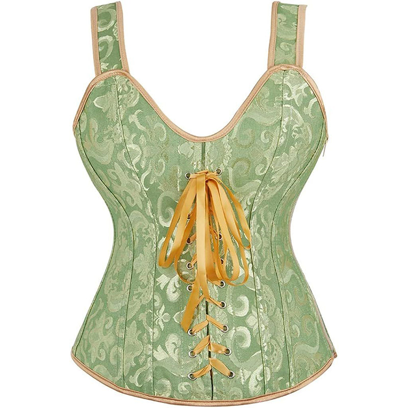 Corsets for Women Steampunk Gothic Shoulder Straps Tank Corsets Victorian Bustier Top