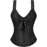 Corsets for Women Steampunk Gothic Shoulder Straps Tank Corsets Victorian Bustier Top