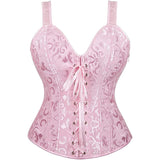 Corsets for Women Steampunk Gothic Shoulder Straps Tank Corsets Victorian Bustier Top