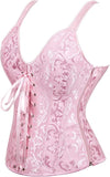 Corsets for Women Steampunk Gothic Shoulder Straps Tank Corsets Victorian Bustier Top