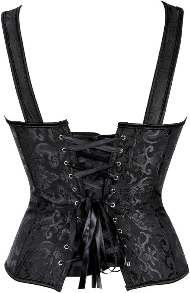 Corsets for Women Steampunk Gothic Shoulder Straps Tank Corsets Victorian Bustier Top