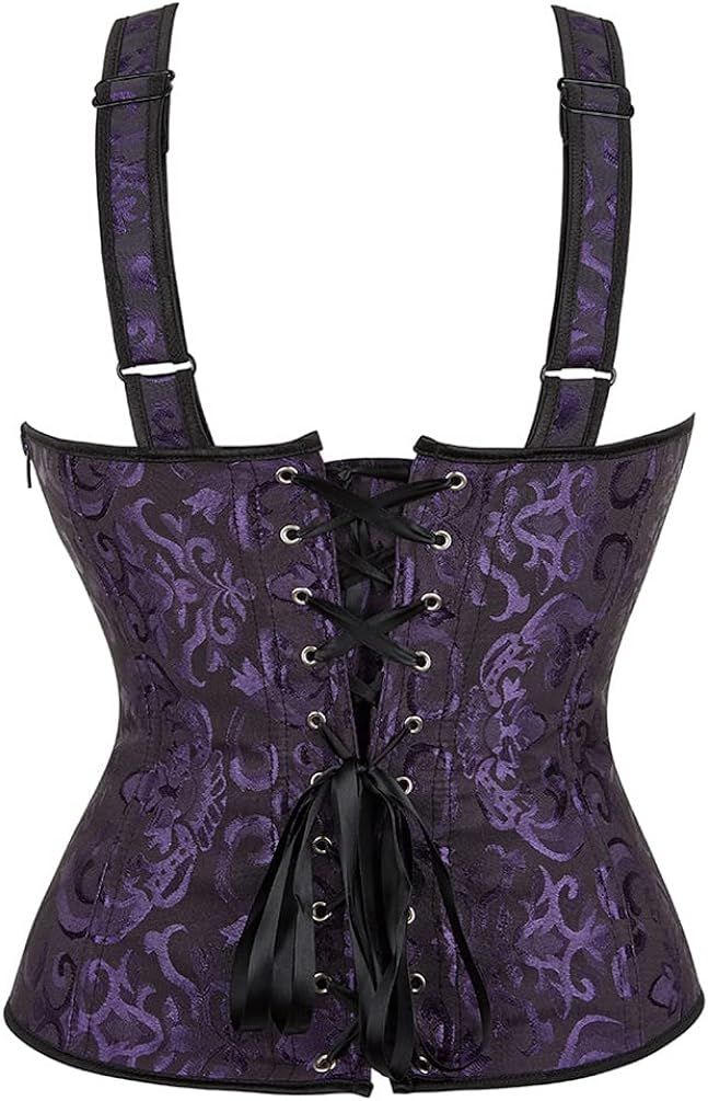 Corsets for Women Steampunk Gothic Shoulder Straps Tank Corsets Victorian Bustier Top