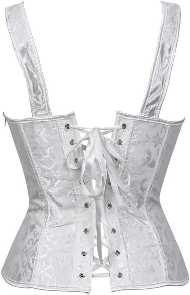 Corsets for Women Steampunk Gothic Shoulder Straps Tank Corsets Victorian Bustier Top