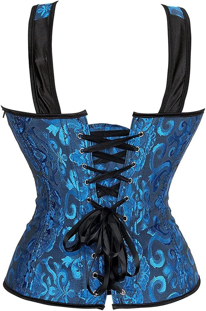 Corsets for Women Steampunk Gothic Shoulder Straps Tank Corsets Victorian Bustier Top