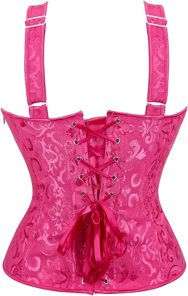 Corsets for Women Steampunk Gothic Shoulder Straps Tank Corsets Victorian Bustier Top