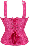 Corsets for Women Steampunk Gothic Shoulder Straps Tank Corsets Victorian Bustier Top