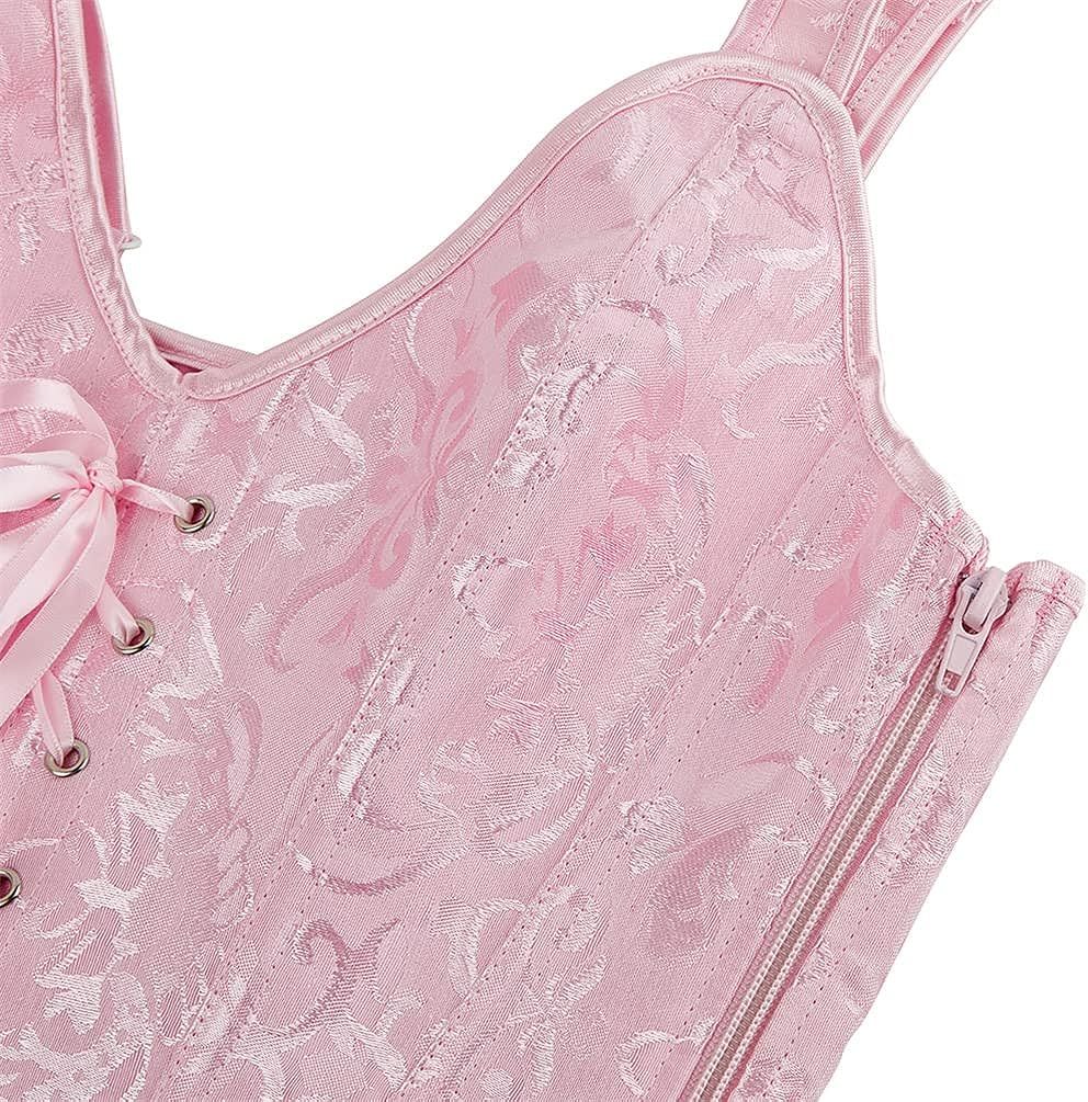 Corsets for Women Steampunk Gothic Shoulder Straps Tank Corsets Victorian Bustier Top