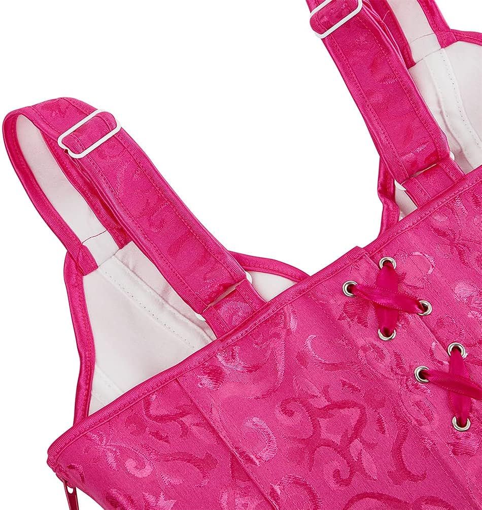 Corsets for Women Steampunk Gothic Shoulder Straps Tank Corsets Victorian Bustier Top