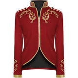 Unisex Fashion Palace Prince Gold Embroidered Jacket Court Uniform Costume