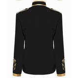 Unisex Fashion Palace Prince Gold Embroidered Jacket Court Uniform Costume