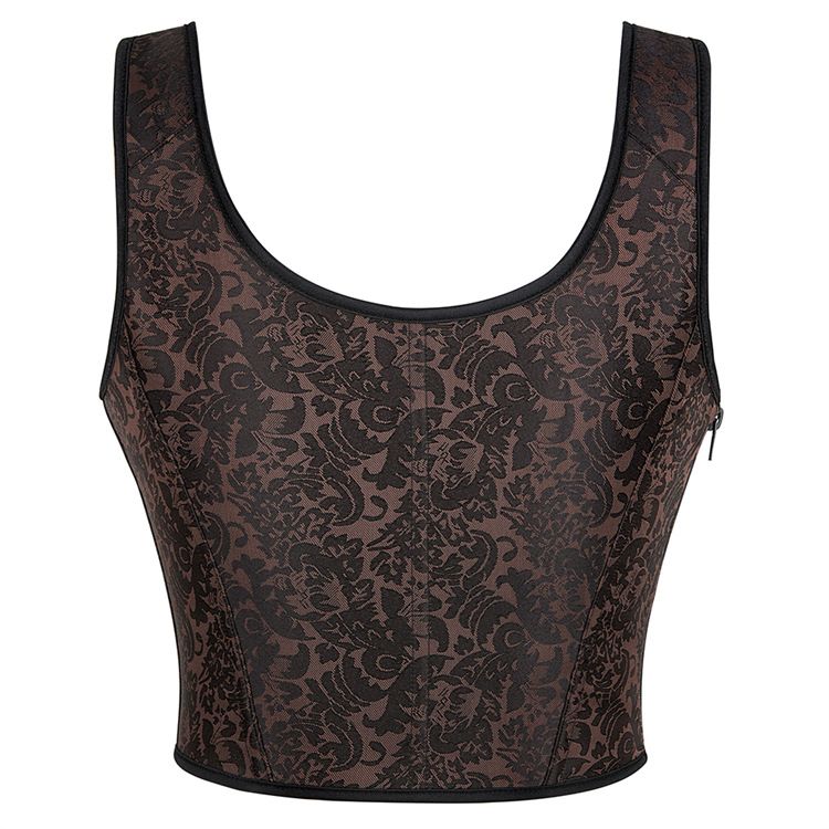Fashion Womens Sexy Vintage 1920s Renaissance Lace Trim Corset Bustier
