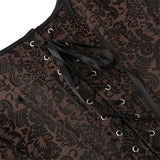 Fashion Womens Sexy Vintage 1920s Renaissance Lace Trim Corset Bustier