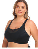 Full Coverage Bras for Women Plus Size Wireless Seamless Lace Bras High Support Large Breast