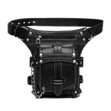 Goth Punk Waist Bag Drop Leg Arm Bag Pack Shoulder Pouch Bag