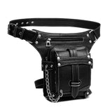 Goth Punk Waist Bag Drop Leg Arm Bag Pack Shoulder Pouch Bag