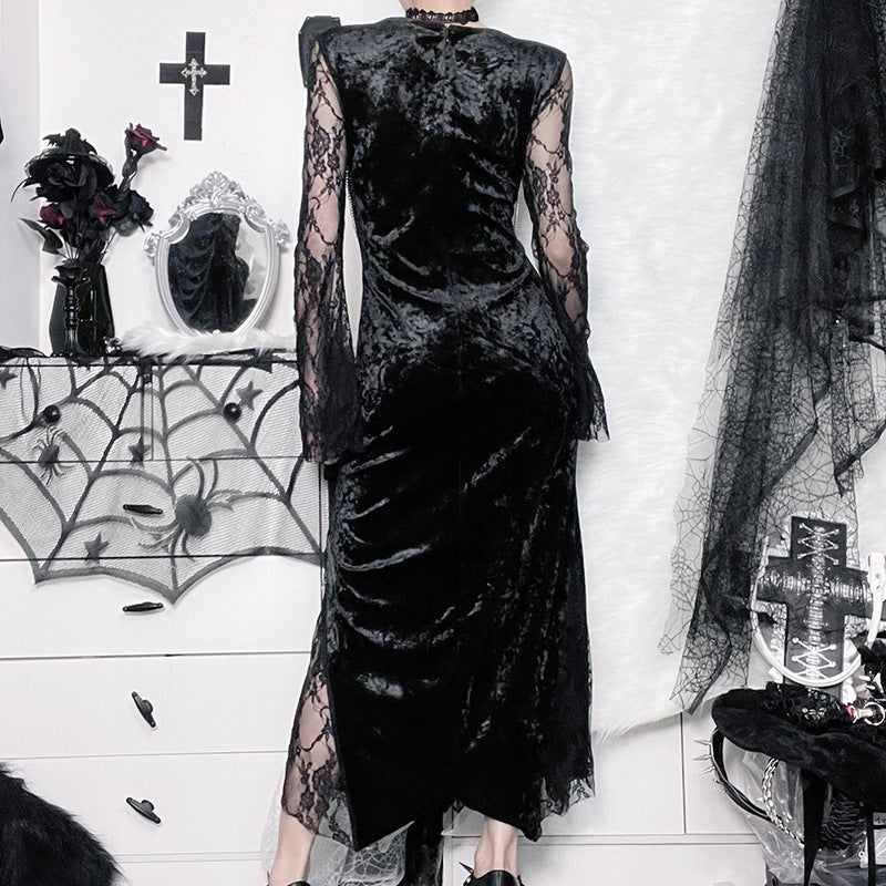 vintage gothic dress Gothic Dress Vintage Goth Romantic Casual Clothes Fashion Dress-Hiipps