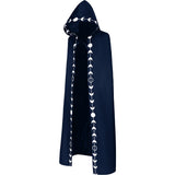 Gothic Harajuku Hooded Cloak Renaissance 5 Color Cloak Event Witch Halloween Cosplay
