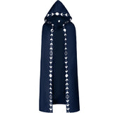 Gothic Harajuku Hooded Cloak Renaissance 5 Color Cloak Event Witch Halloween Cosplay