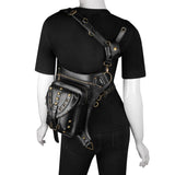 Gothic Steampunk Waist Bag Drop Leg Arm Bag Pack Waist Shoulder Fanny Pouch Bag