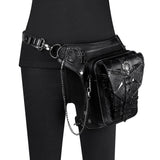 Gothic Steampunk Waist Bag Drop Leg Arm Bag Pack Waist Shoulder Fanny Pouch Bag