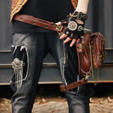 Gothic Steampunk Waist Bag Drop Leg Arm Bag Pack Waist Shoulder Fanny Pouch Bag