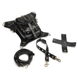 Gothic Steampunk Waist Bag Drop Leg Arm Bag Pack Waist Shoulder Fanny Pouch Bag