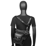 Gothic Steampunk Waist Bag Drop Leg Arm Bag Pack Waist Shoulder Fanny Pouch Bag