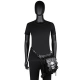 Gothic Steampunk Waist Bag Drop Leg Arm Bag Pack Waist Shoulder Fanny Pouch Bag