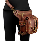 Gothic Steampunk Waist Bag Drop Leg Arm Bag Pack Waist Shoulder Fanny Pouch Bag