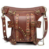 Gothic Steampunk Waist Bag Drop Leg Arm Bag Pack Waist Shoulder Fanny Pouch Bag