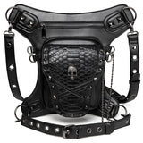 Gothic Steampunk Waist Bag Drop Leg Arm Bag Pack Waist Shoulder Fanny Pouch Bag