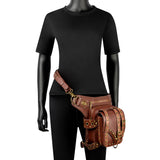 Gothic Steampunk Waist Bag Drop Leg Arm Bag Pack Waist Shoulder Fanny Pouch Bag