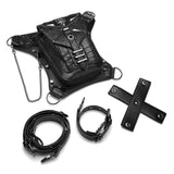 Gothic Steampunk Waist Bag Drop Leg Arm Bag Pack Waist Shoulder Fanny Pouch Bag