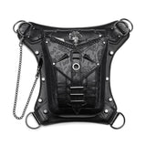 Gothic Steampunk Waist Bag Drop Leg Arm Bag Pack Waist Shoulder Fanny Pouch Bag