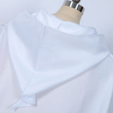 Halloween Cloak Medieval Templar Knight Cape Black or White Hoodie Cosplay Costume