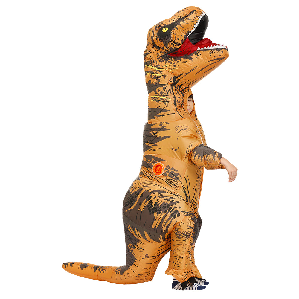 Kids Halloween Dinosaur Costume, Inflatable T-Rex Dinosaur Costume
