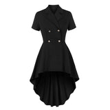 Halloween Gothic Vintage Steampunk Style Party Black Dresses