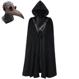 Halloween Plague Doctor Costume Steampunk Cosplay Party Costume Plague Doctor Mask for Men Women
