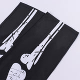 Halloween Skeleton Costume for Men Women Comfy Adult Skeleton Coat Pants