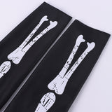 Halloween Skeleton Costume for Men Women Comfy Adult Skeleton Coat Pants