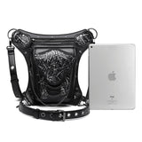 Halloween Steampunk Retro Motorcycle Rock Gothic Shoulder Waist Leg Bags Packs