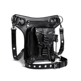 Halloween Steampunk Retro Motorcycle Rock Gothic Shoulder Waist Leg Bags Packs